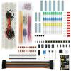 Для Arduino 45 в 1 Набор для начинающих с датчиками и модулями, с макетной платой на 830 точек для Arduino R3, набор электронных компонентов в коробке