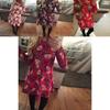 Women's Dress Reindeer Elk Snowman Christmas Tree Printed Party Dress Skirt Featuring Versatile Style For Festive Celebrations