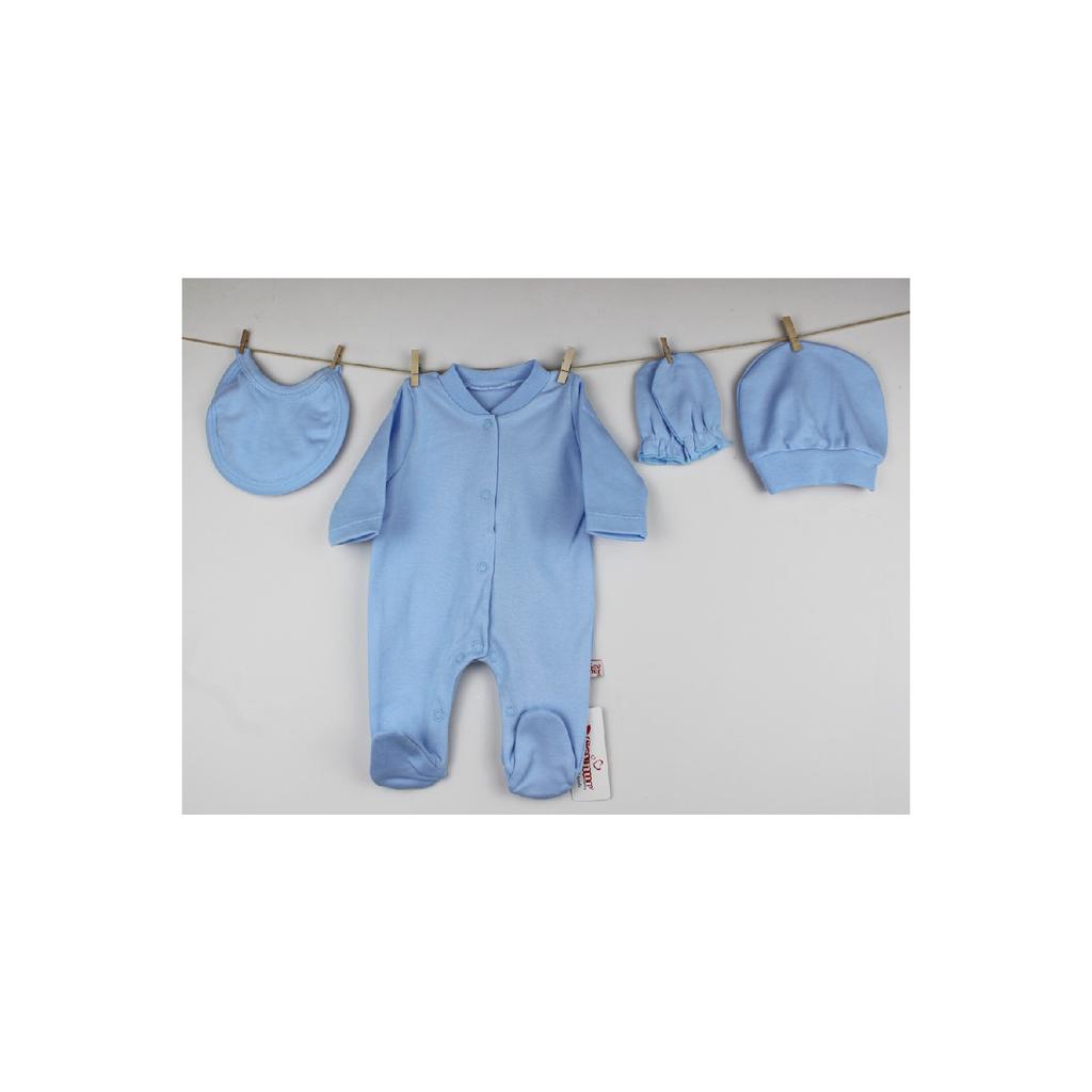 Комбинезон с простыми пинетками для преждевременных детей