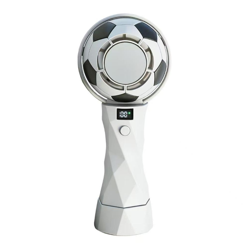 High Speed Soccer Cooling Electric Fan Rechargeable Portable Fan Football Design Fan Summer