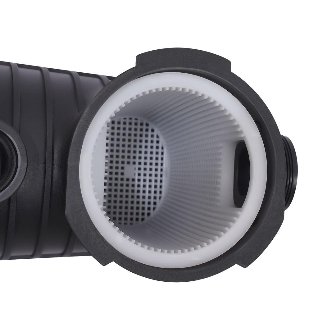 Насос для бассейна 2 л.с., 118,8 галлонов в минуту, для заглубленных и надземных бассейнов, водяной насос с сетчатым фильтром, двигатель 1500 Вт из чистой меди, 3450 об/мин