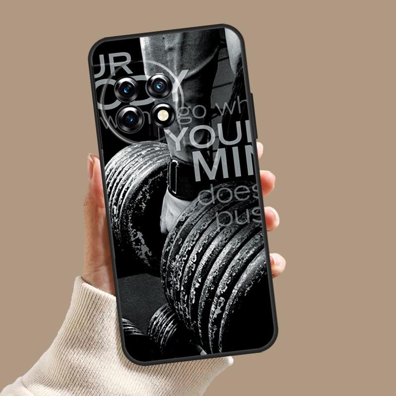 Бодибилдинг Зал Фитнес Цитаты Чехол Для OnePlus Nord 5 CE 4 3 Lite N20 N30 OnePlus 15 13 12 11 8 9 10 Pro 12R 13T 13R Обложка