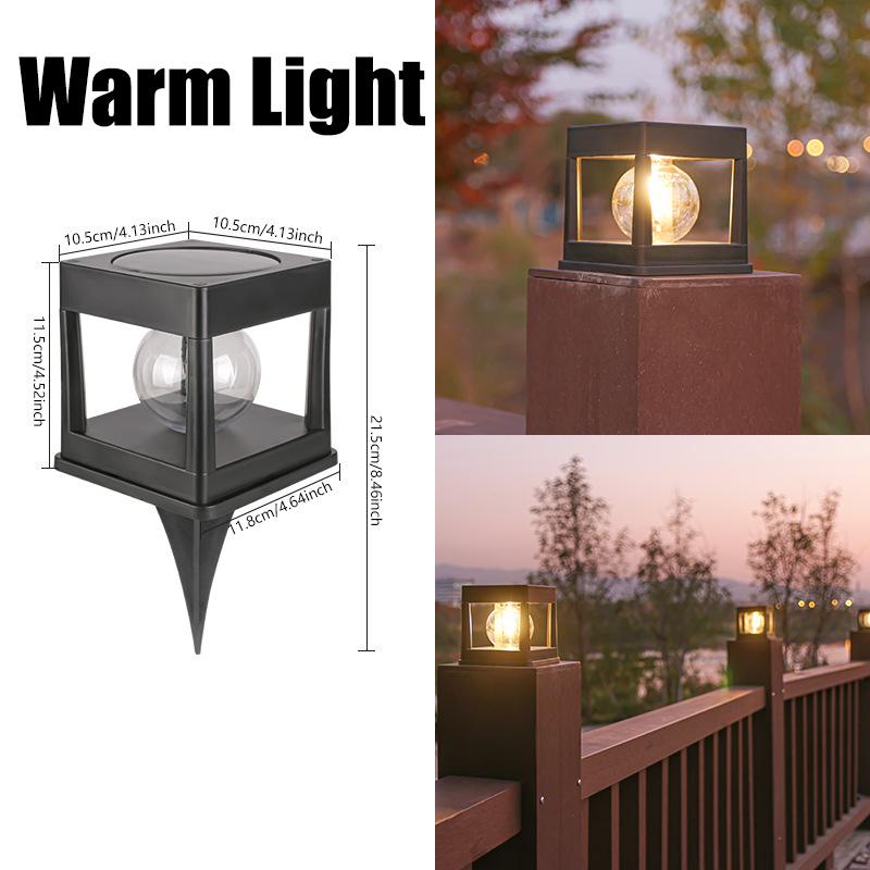 Светодиодный солнечный светильник Capital, водонепроницаемый, солнечный, квадратный, садовый светильник, двор, вилла, сад, интеллектуальное управление освещением, пост, светильники