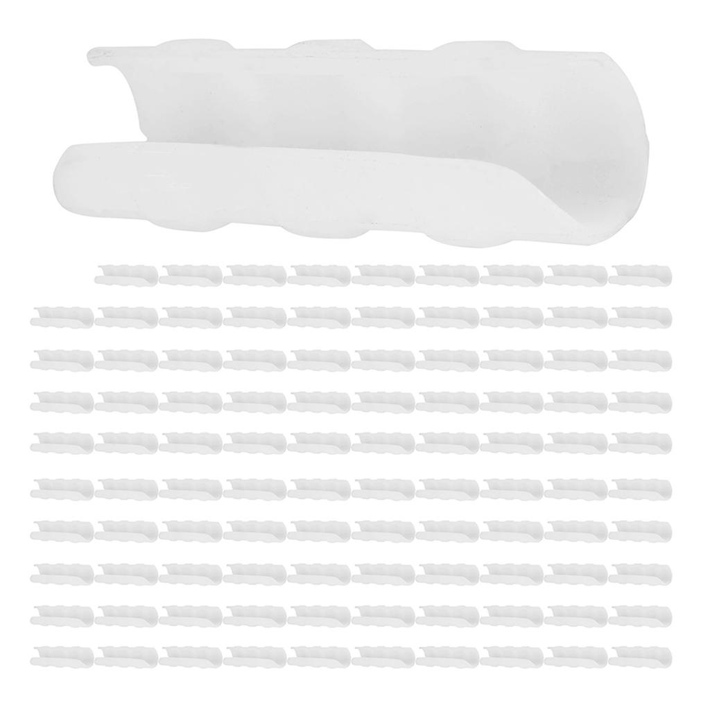 100 шт. Зажим для труб каркаса теплицы, зажим для крепления садовой пленки, сетки для затенения от солнца, соединитель