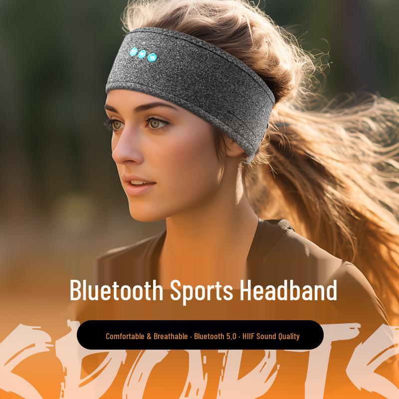 Беспроводная музыкальная маска для сна и влагоотводящая Bluetooth-повязка для занятий спортом на открытом воздухе