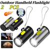 LED Mini Pocket Flashlight Type C Powered Portable Camping Flashlight Outdoor Emergency Light for Outdoor Hiking Camping