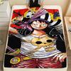 Фланелевое одеяло с принтом персонажей One Piece, Высококачественное, Удобное для всех сезонов, Декор для дома, Тепло и уют, Идеально для рождественских подарков