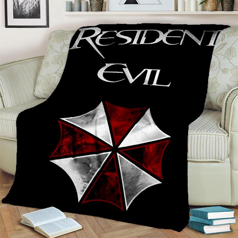 3D R-Resident Evil Gamer Games Одеяло, мягкое одеяло для дома, спальни, кровати, дивана, пикника, путешествия, офиса, отдыха, одеяло, детское одеяло