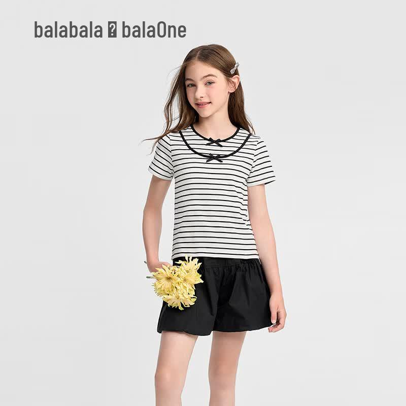 Girls' Sweet Short-Sleeved T-Shirt