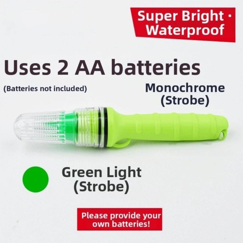 Waterproof Design Fishing Signal Light Long Lasting Battery Warning Signal Lamp Night Fishing