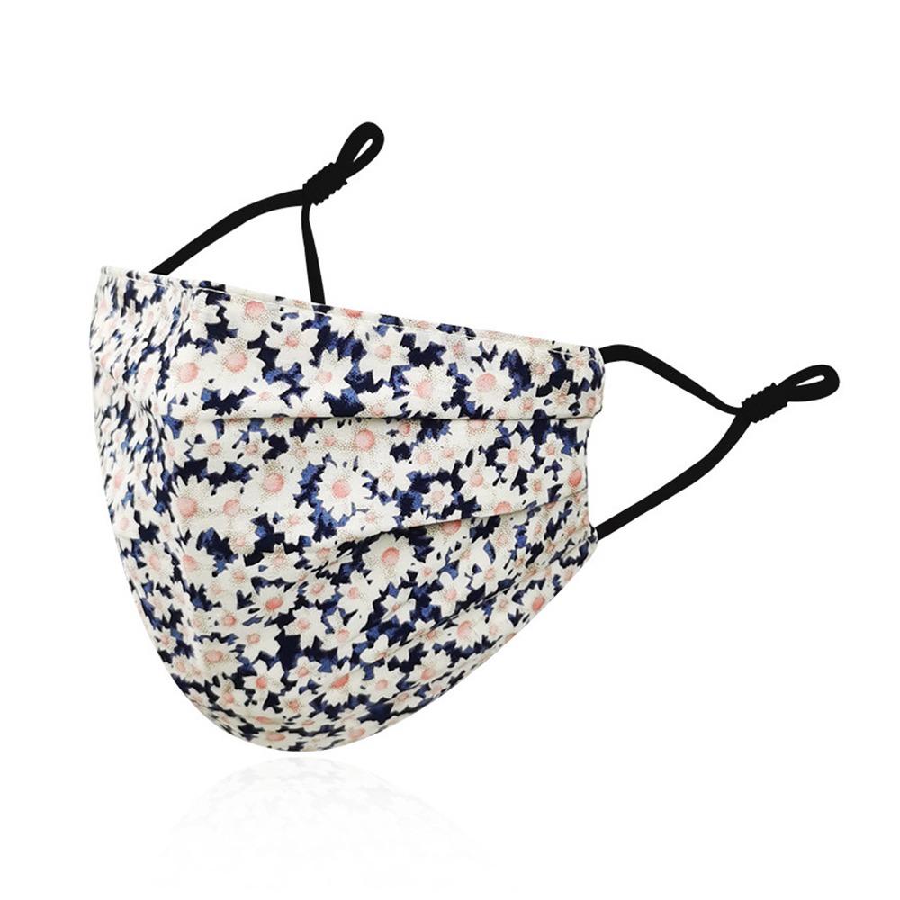 Washable Breathable Face Mask Anti-UV Sunscreen Mask Fashion Cotton Printing Mask Outdoor Sports