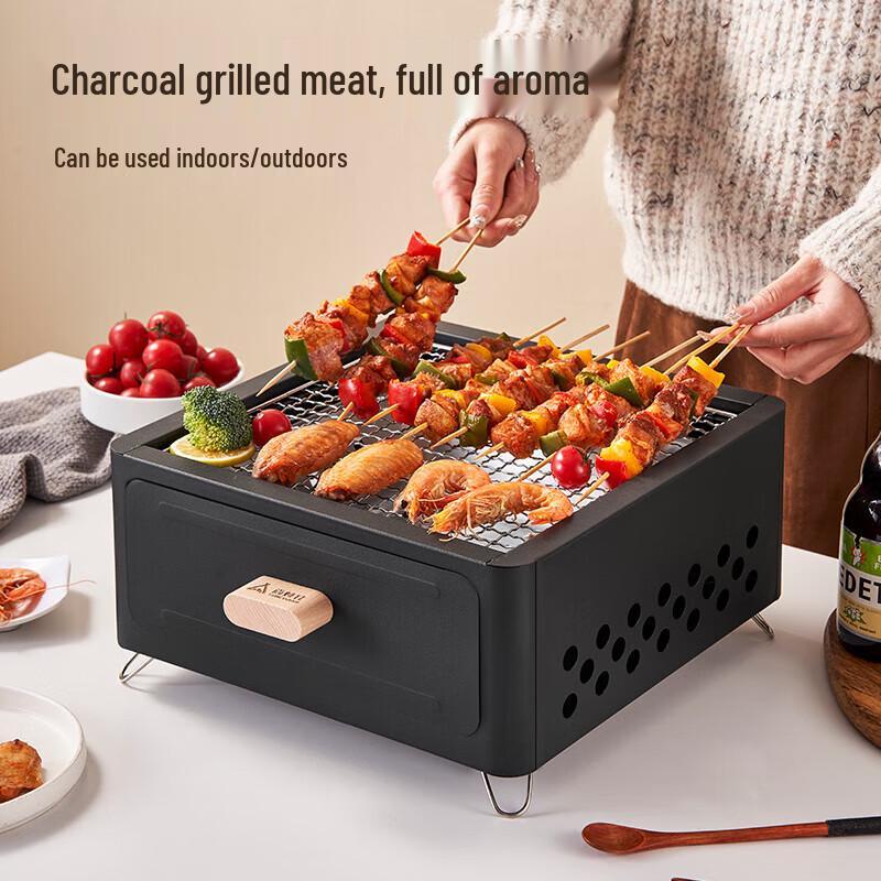 Уличный угольный мангал и печка для чая Suncojia