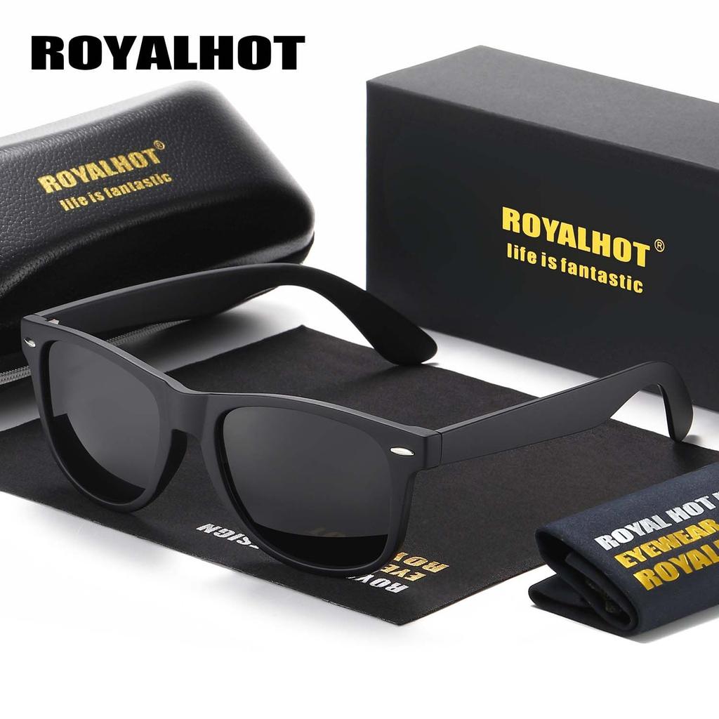 Royalhot Мужчины Женщины Поляризованные Ретро Солнцезащитные Очки В Квадратной Оправе Солнцезащитные Очки Для Вождения Оттенки Oculos Masculino