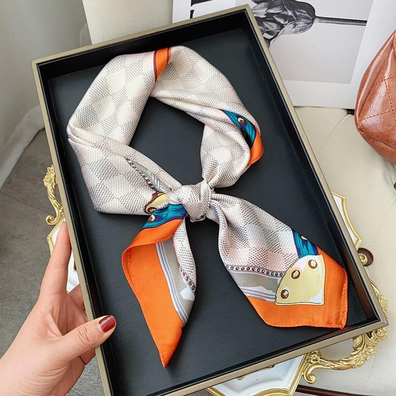 70 квадратных шарф шелковый шарф французский женский высококачественный шарф универсальный подходящий деревенский шарф-рубашка шарф