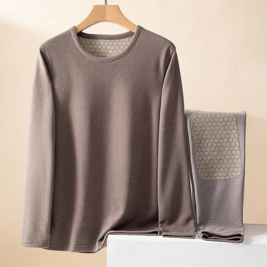 Термобелье для мужчин, флисовый базовый слой для холодной погоды, мягкий эластичный комплект: верх и низ