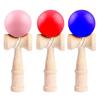 Standard Kendama Wooden Kendama and Traditional Japanese Educational Exercise Balance and Reflex Easy for Beginners 3-Piece Set, Ball, Game, Toy,