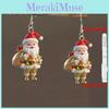 Рождественские акриловые украшения Санта с мультяшным узором для мужчин и женщин