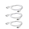 1-5 шт. Кабель-удлинитель USB 2.0, 1 метр/3,3 фута, штекер A-вилка на A-гнездо, высокоскоростная передача данных, универсальный адаптер USB-порта