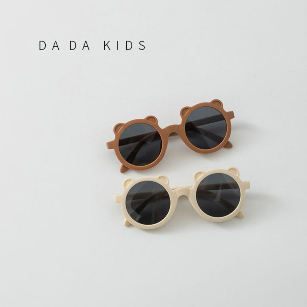 Bear Shape Children's Glasses Solid Color Eyewear Accessories Foldable Glasses Children's Party