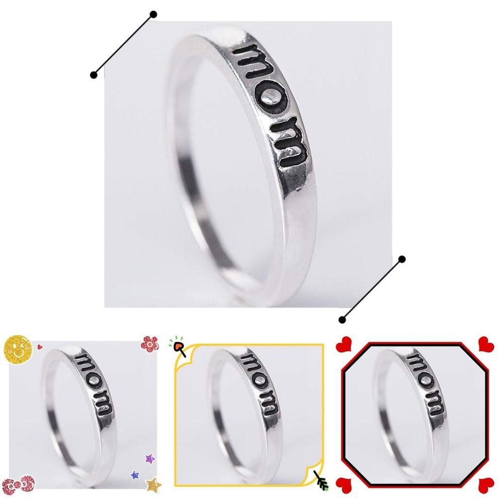 Европейский и американский стиль Мама Мать Папа Кольцо Посеребренный сплав Ювелирные изделия Оптом Подарок на День матери Аксессуары