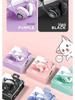 STN-28 Luminous Cat Ear Wireless Bluetooth Headset with Heavy Bass, Over-ear, Sport & Card Slot