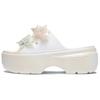 Elegant Fashionable Comfortable Quick-Dry Slide Sandals Women Footwear White 210180-100