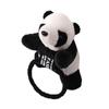 Cute Plush Panda Headband Brooch Hair Rope 3D Animal Bear Brooch Accessories Headdress Clips Lo A5D9