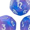 Акриловый набор кубиков D12 для астрологии, Игрушка для развлечений, для вечеринок, гадания, игр