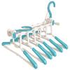 Industries LK472 Shirt Indoor/Outdoor Hanger, 6-Tier, White/Blue