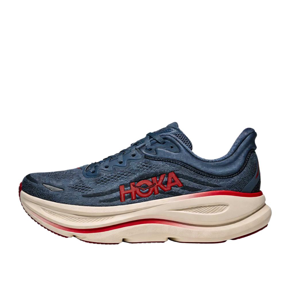 HOKA One One Bondi 9 Сетчатые Амортизирующие Износостойкие Дышащие Упругие Низкие Беговые Кроссовки Мужские 1162011-TDRC