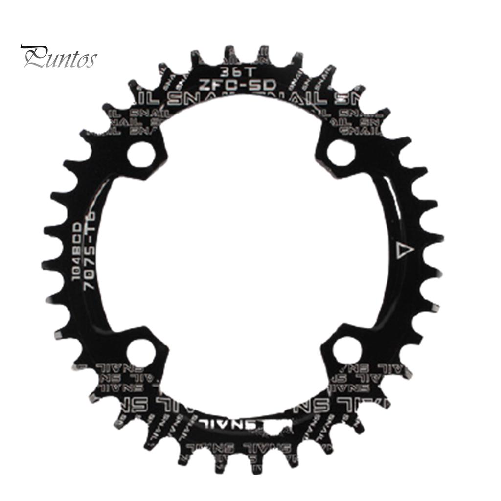 Для велосипеда круглая/овальная 104BCD 32T 34T 36T 38T узкая широкая одинарная звездочка