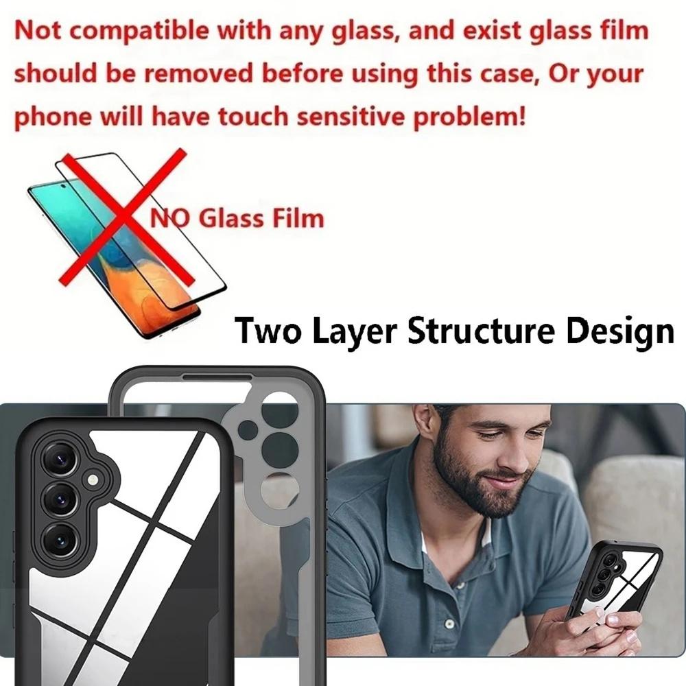 360 Полный Защитный Чехол Для Xiaomi Redmi Note 13 Pro Plus 12 11 Pro 5G 12S 10 Redmi 13C 12C 10C Силиконовый Прозрачный Чехол Для Телефона