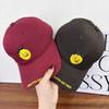 New Big Head Circumference Hat Female Cute Smiley Face Embroidered Baseball Cap Spring and Autumn Versatile Face Small Sunshade Cap Man