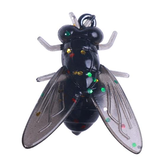 15 шт. Бионические приманки для нахлыстовой рыбалки, Реалистичные, Мини-размера, Портативные мушки, Набор рыболовных приманок, Свимбейты для морской и пресноводной рыбалки