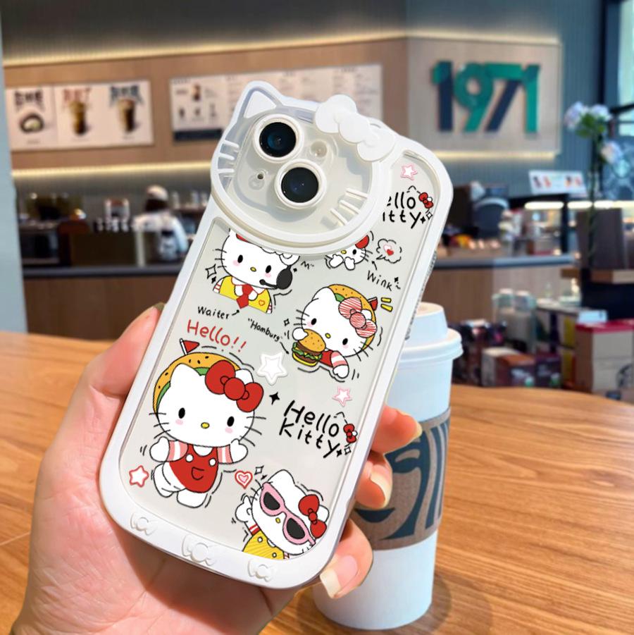 Чехол для телефона в стиле Sanrio для Apple 16PRO/15PRO, Совместим с TEMU, Xiyin, Tiktok