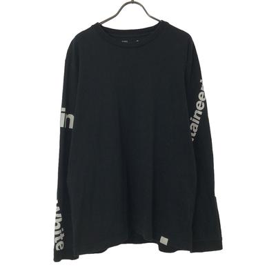 WHITE MOUNTAINEERING Футболка с принтом, длинный рукав, 2 черных, Рон Т, мужская, б/у