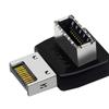 USB 3.1 Type-E 90-градусный адаптер, разъем-расширитель для передней панели Type-C, адаптер-разъем для материнской платы ПК, штекер