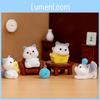 Adorable Resin Cat Figurines For Diy Miniature Gardens Cute Desk Decor