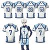 Japanese Anime Blue Lock Season 2 New Soccer Jersey T-shirt Women's Round Neck Sports Tops Children's Casual Short Sleeve Tshirt