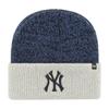 Bonnet D'hiver - 47 Brand - New York Yankees - Navy - 100% Acrylique - Oversized Cuff