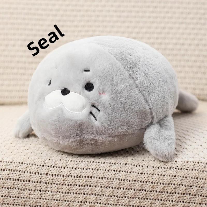 Милые плюшевые игрушки серии «Морские животные», мягкие и удобные, мультяшные осьминоги, тюлени, рыбы-клоуны, плюшевые игрушки, симпатичные подушки для домашнего декора