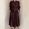 Spring  Long Sleeve Simple Trench Coat Outwear Fashionable Ladies Coat Ladies Trendy Clothing Women Windbreaker