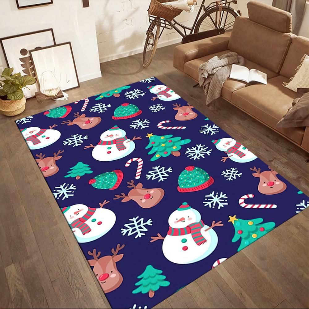 Christmas 355 Carpet Design for Outdoor Decorate room Balcony Foyer Anti-slip Rug Decorate Offices Perfect Birthday/Christmas Gift Idea