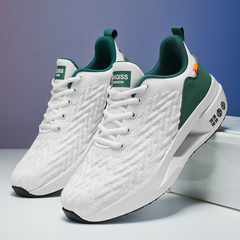 Spring and Autumn Men's Sneakers Large Size Flying Weaving Outdoor Casual Men's Shoes Sneakers Lightweight and Wear-resistant Running Shoes