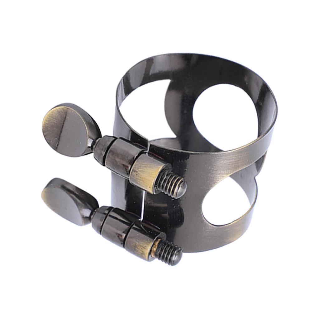 Saxophone Ligature Mouthpiece Fastener Sax Metal Clip Musical Instrument Accessories Alto Antique Bronze
