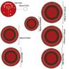 50-140 см юбка для рождественской елки красный чехол для ножек рождественской елки коврики чехол для ножек рождественской елки ковер праздничные украшения для дома