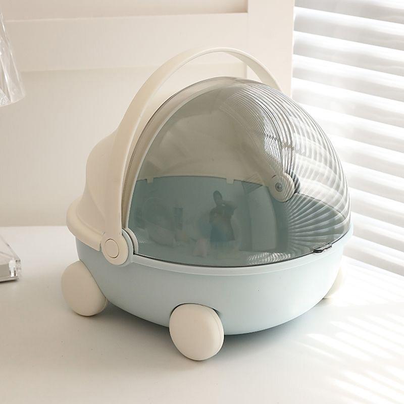 Cute Cradle Desktop Storage Box Dustproof Porch Ornaments Key Storage Tray Sundries Snacks Toy Storage Box