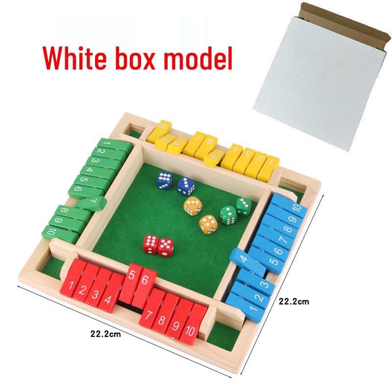 Детская карточная игра с перекидыванием чисел: Образовательные, Развлекательные, Четырехсторонние настольные и реквизит для питьевой игры для вечеринок