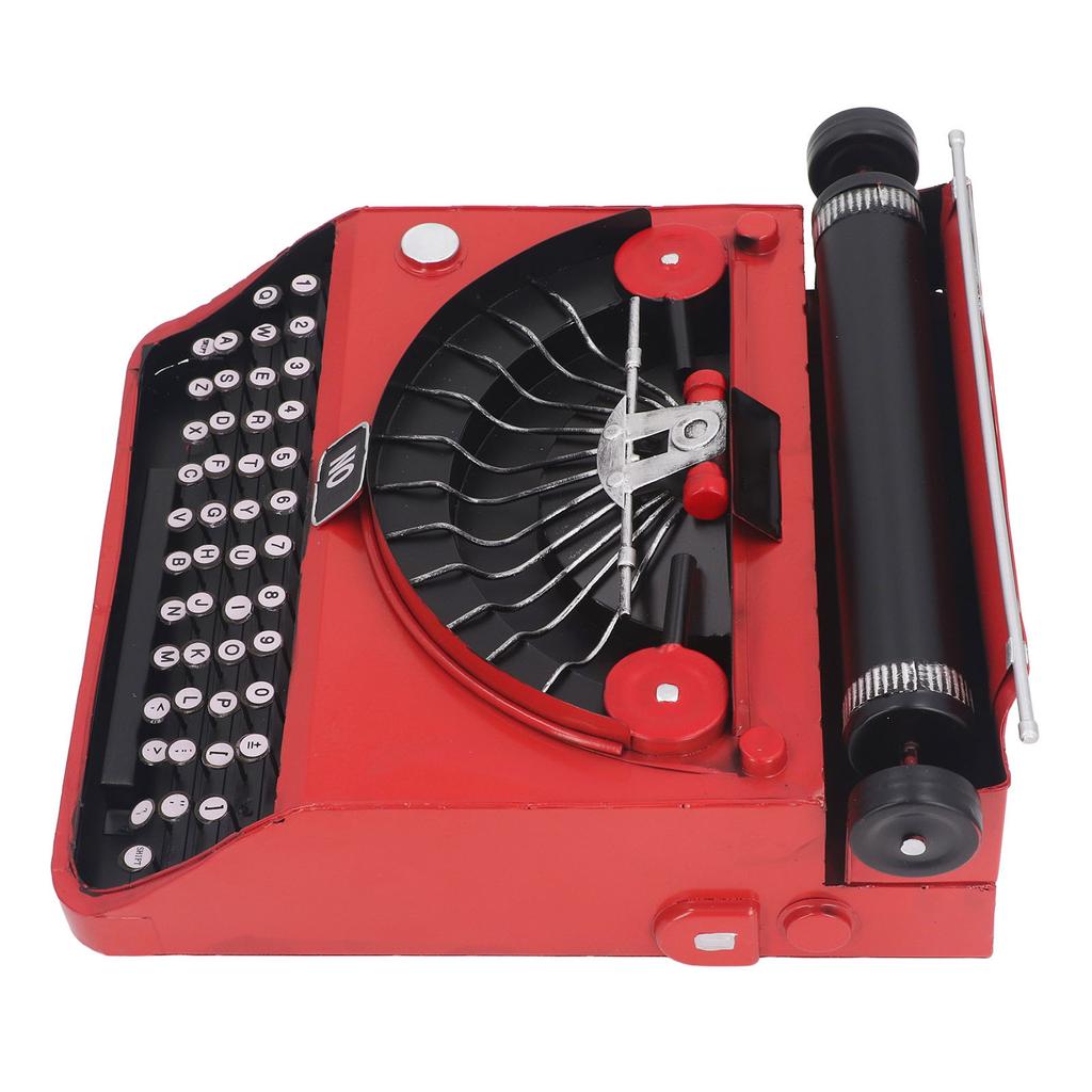 Retro Vintage Typewriter Model Iron Antique Typewriter Table Decor Display Model Typewriter