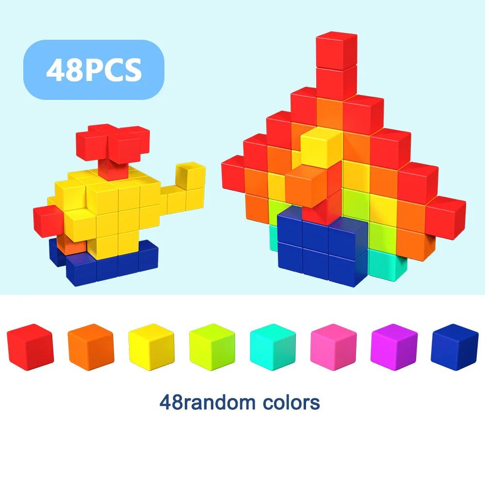 Children Puzzle Toy Building Blocks Set Used For Enlightenment And Development Brain Power And Large Particle Block